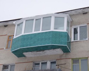 Увеличение площади балкона